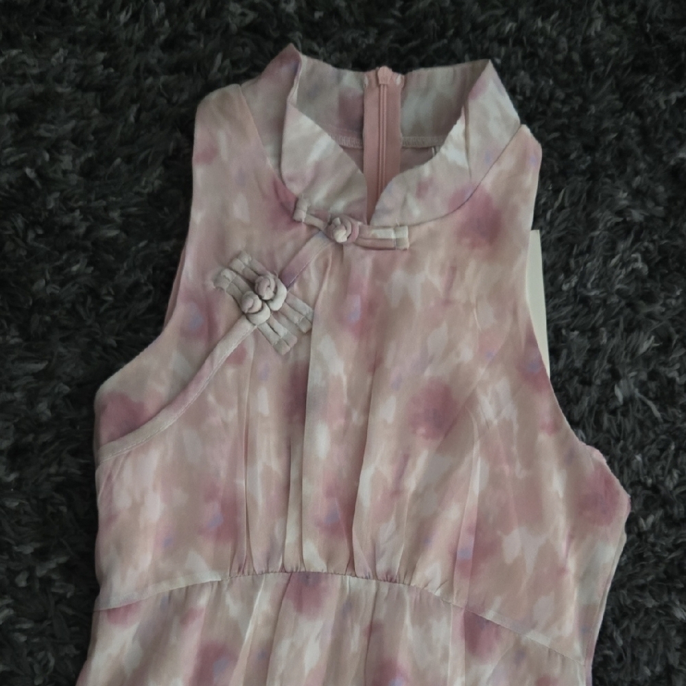 Modern Pink Qipao/Cheongsam Dress